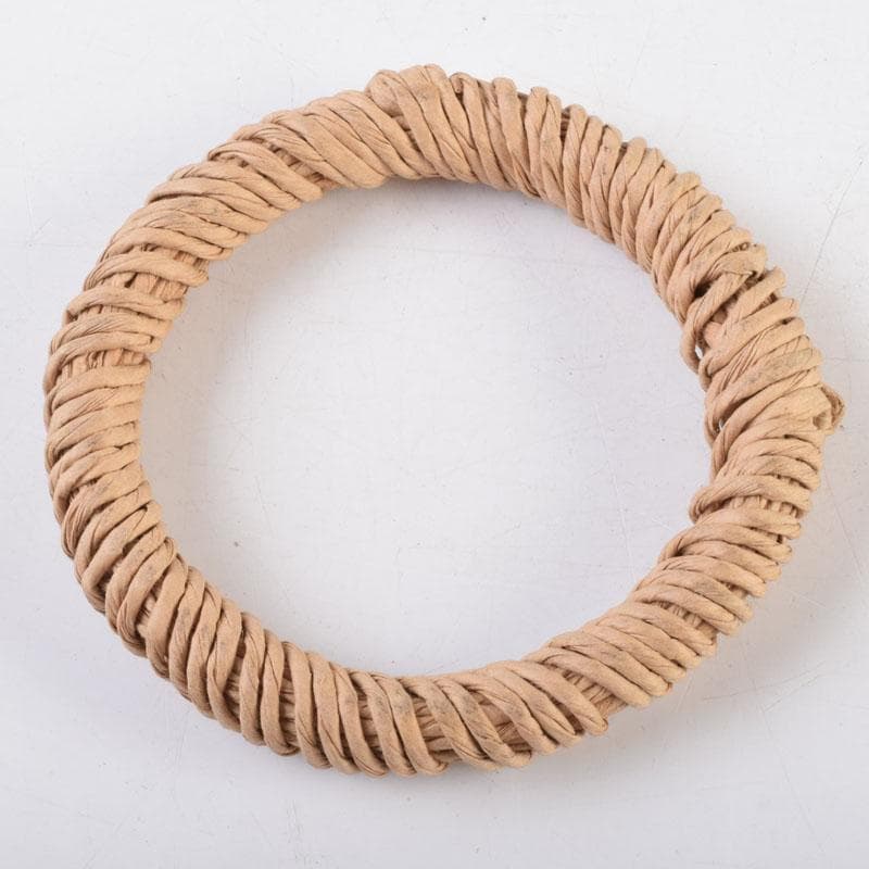 朝鮮美術　須恵器　新羅土器　新羅無細土　双耳壷　丸輪台・時代箱付　M　R9557