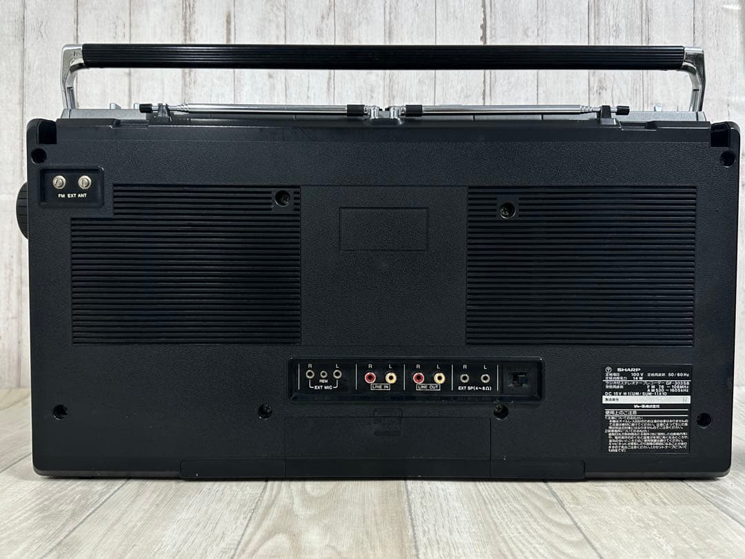 【動作品】SHARP ラジカセGF-303 昭和レトロ名機ラジオザ・サーチャー
