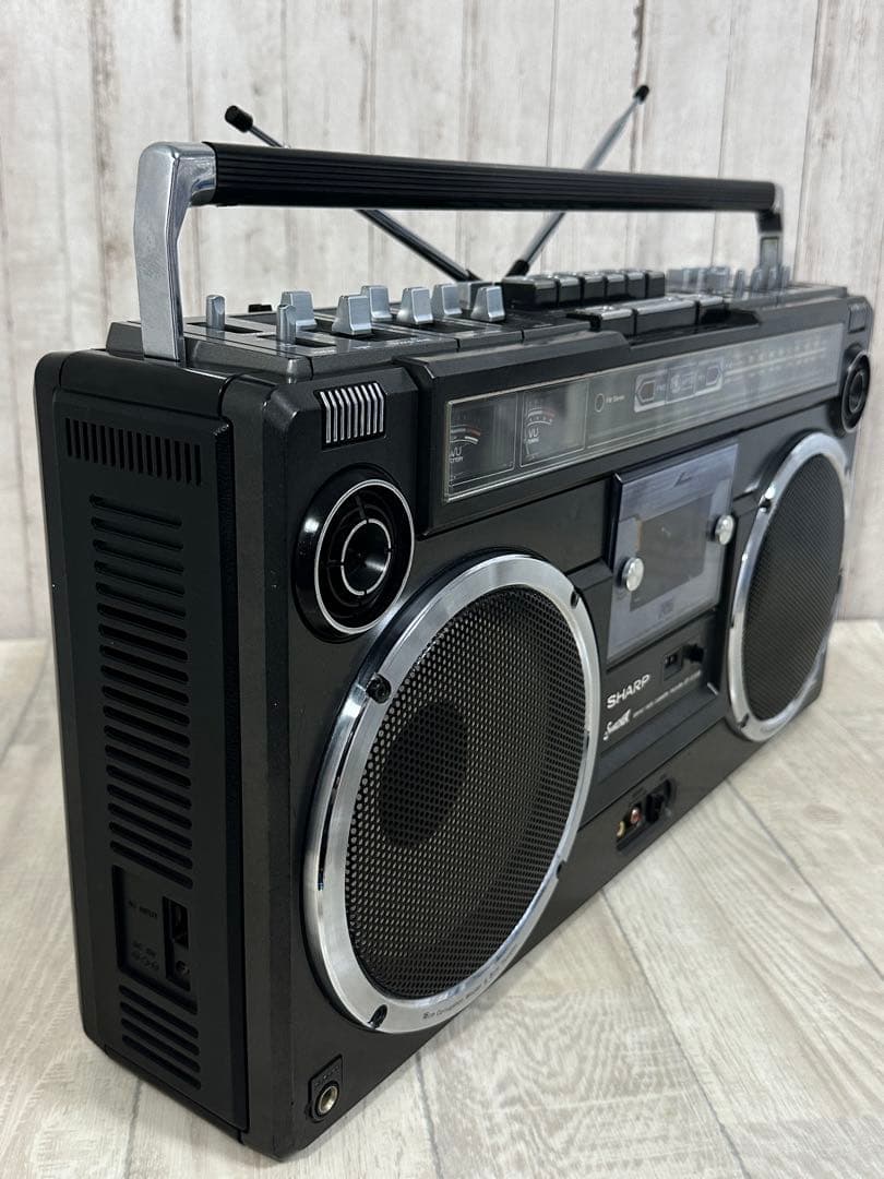 【動作品】SHARP ラジカセGF-303 昭和レトロ名機ラジオザ・サーチャー