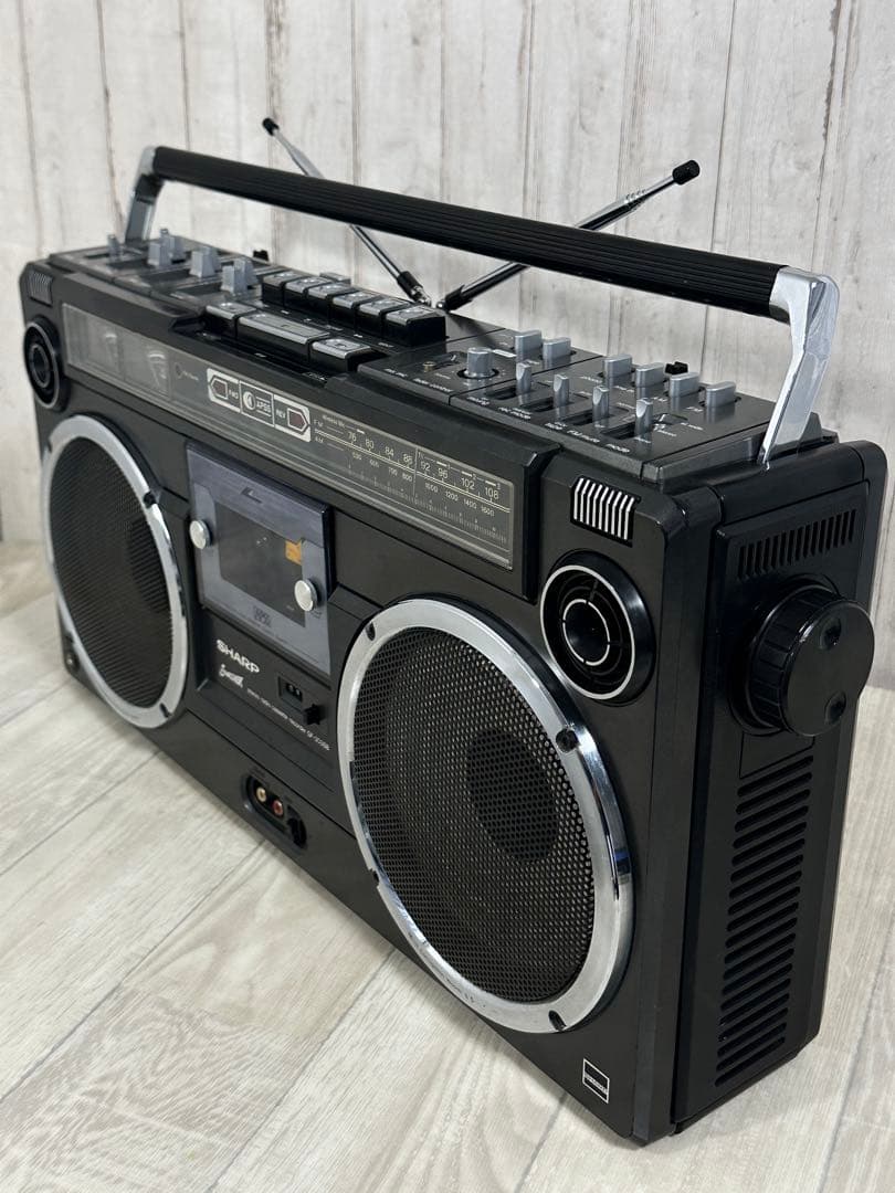 【動作品】SHARP ラジカセGF-303 昭和レトロ名機ラジオザ・サーチャー