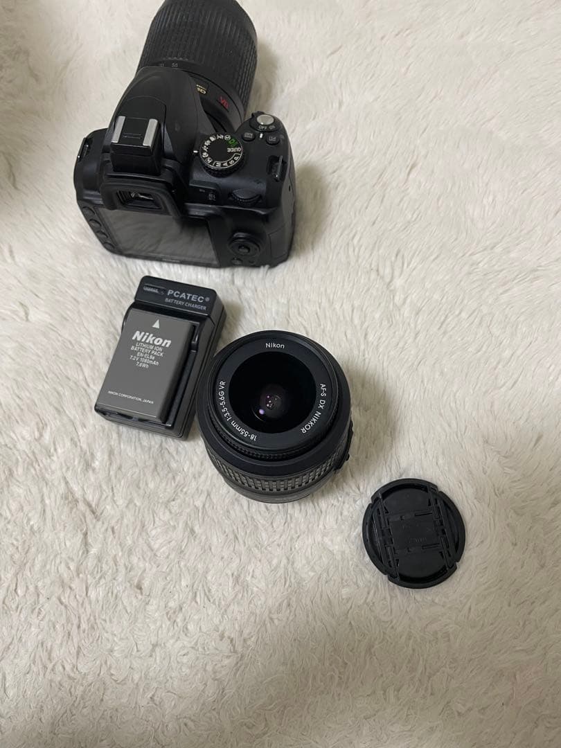初心者お勧め美品セット！Nikon ニコンカメラ D3000 一眼レフ　デジカメ