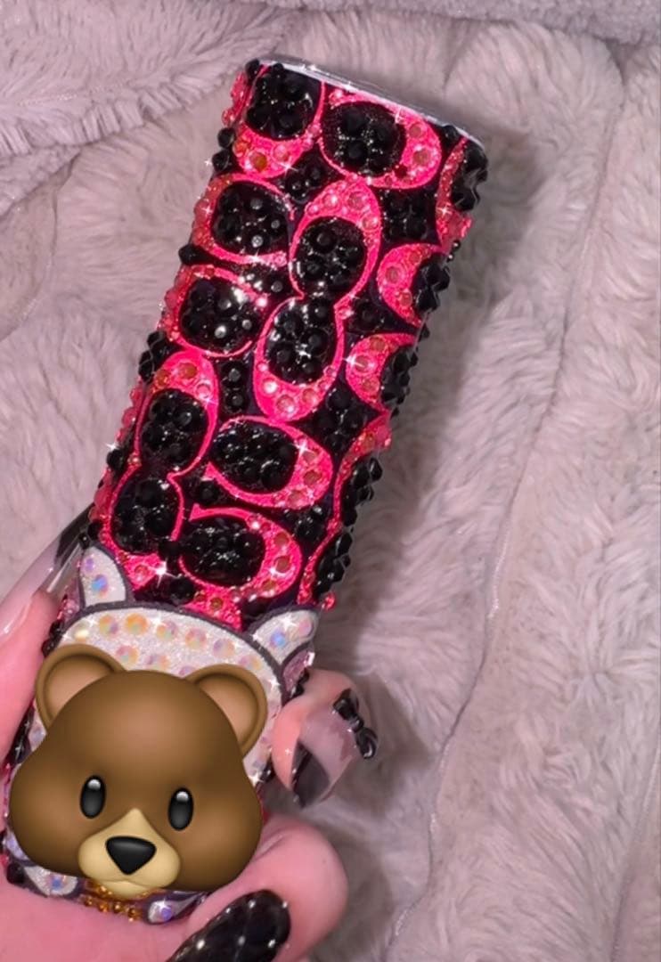 iQOS アイコス イルマアイワン デコケース くま×ロゴ