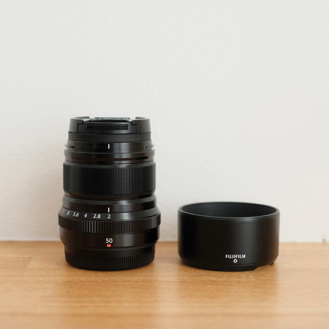 FUJIFILM XF50mmF2 R WR 美品 付属品完備+フィルター付