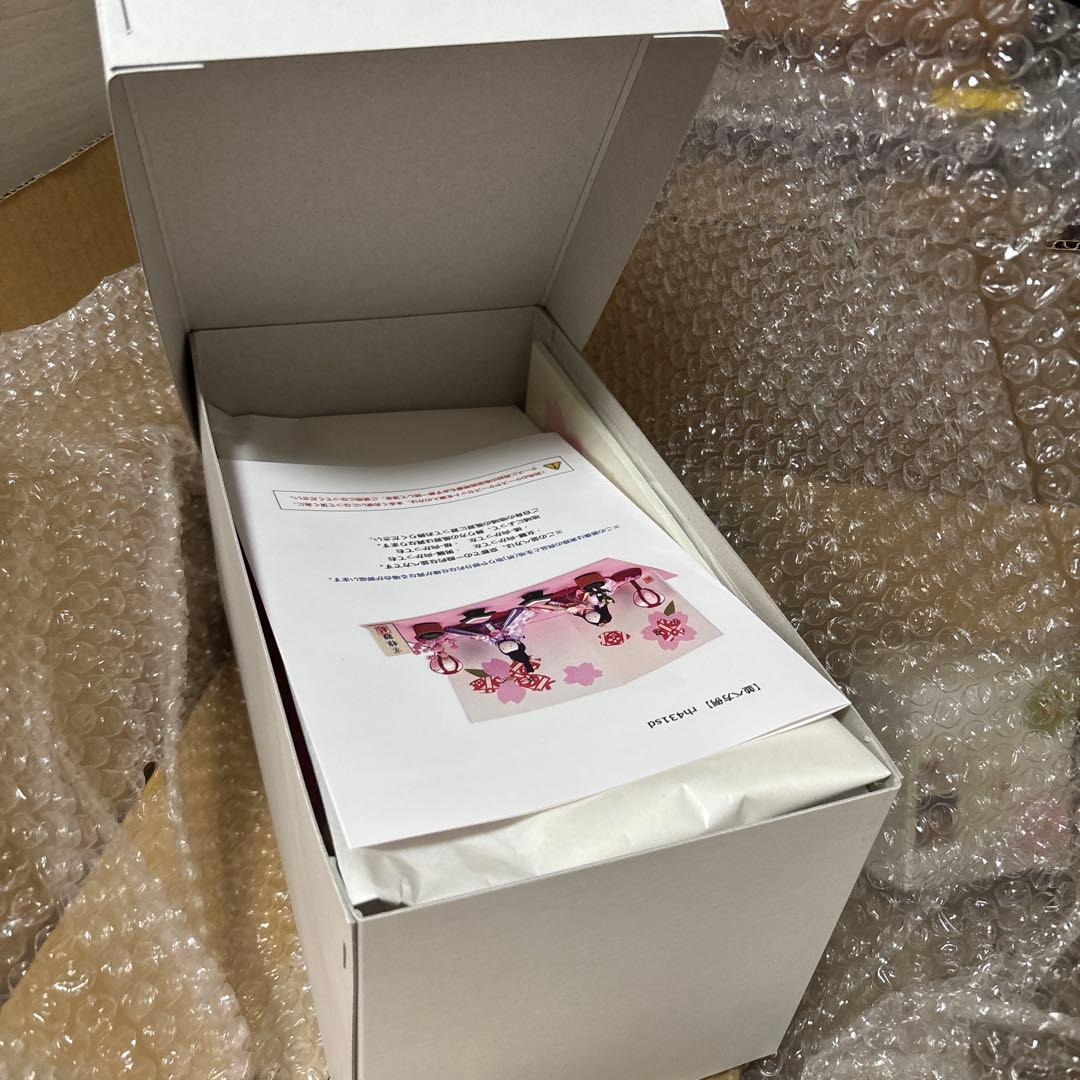 新品未使用 龍虎製 和紙ひな人形アクリルケース付き