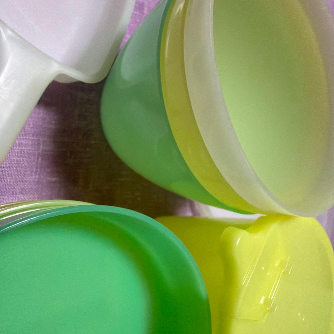 カラフル食品保存容器セット　19ヶ＋シール2枚