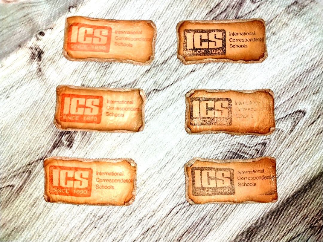 risée様確認用　訳ありvintage風アメリカン　オリジナル革タグ6枚セット