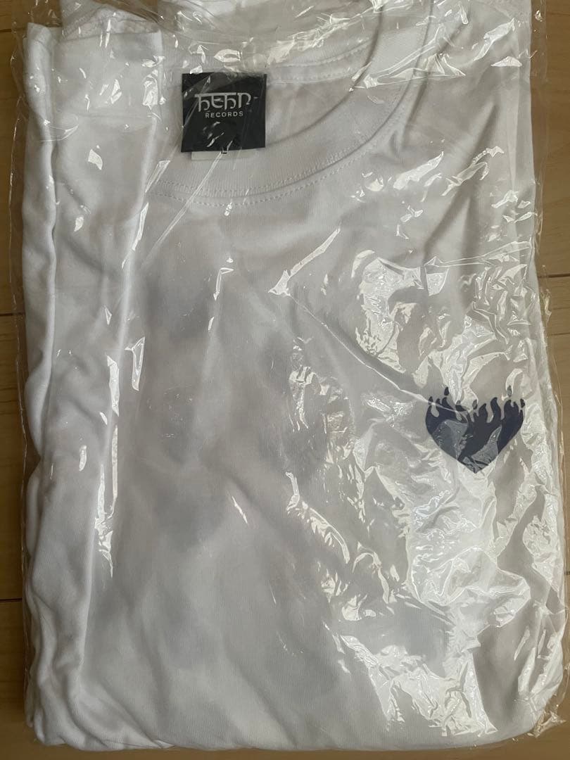 藤井風　ホワイトポケットTシャツ ハートデザイン　長袖　L