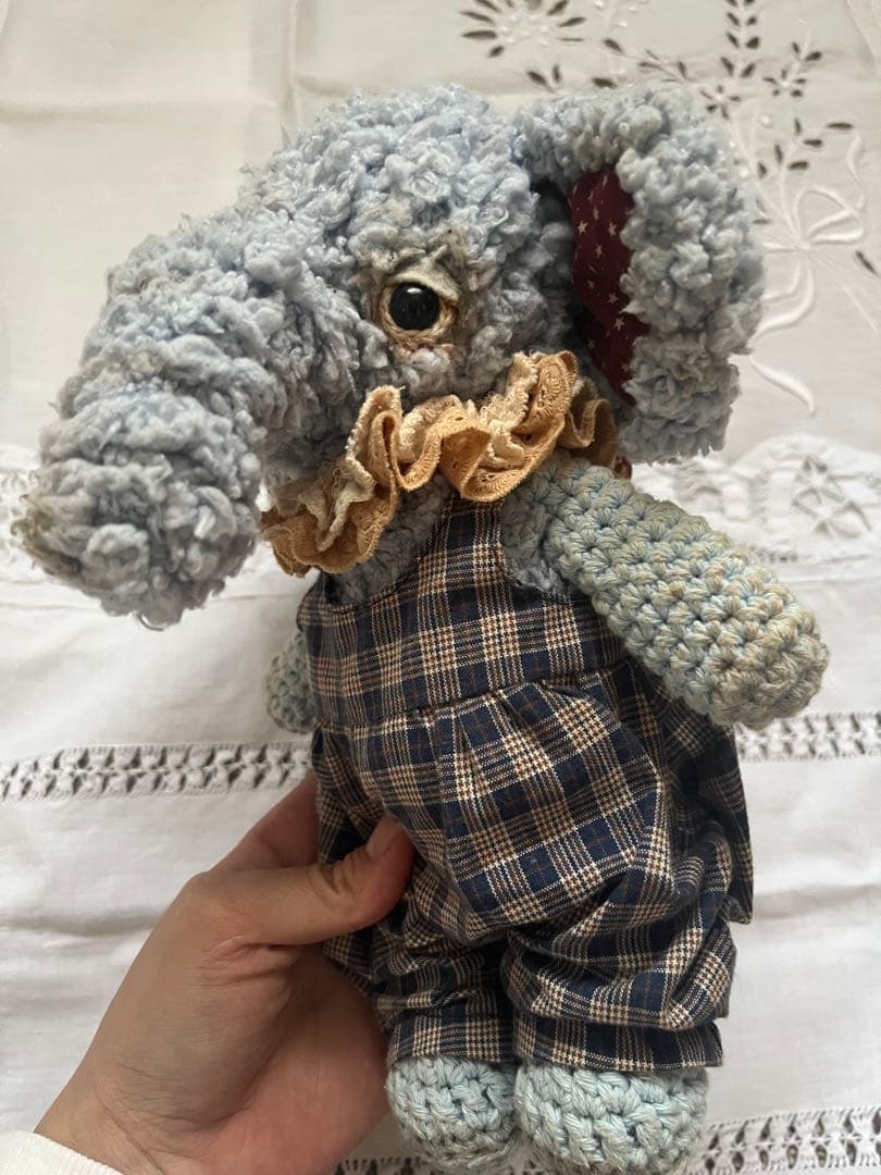 国内作家様 ゾウ ぬいぐるみ 編みぐるみ