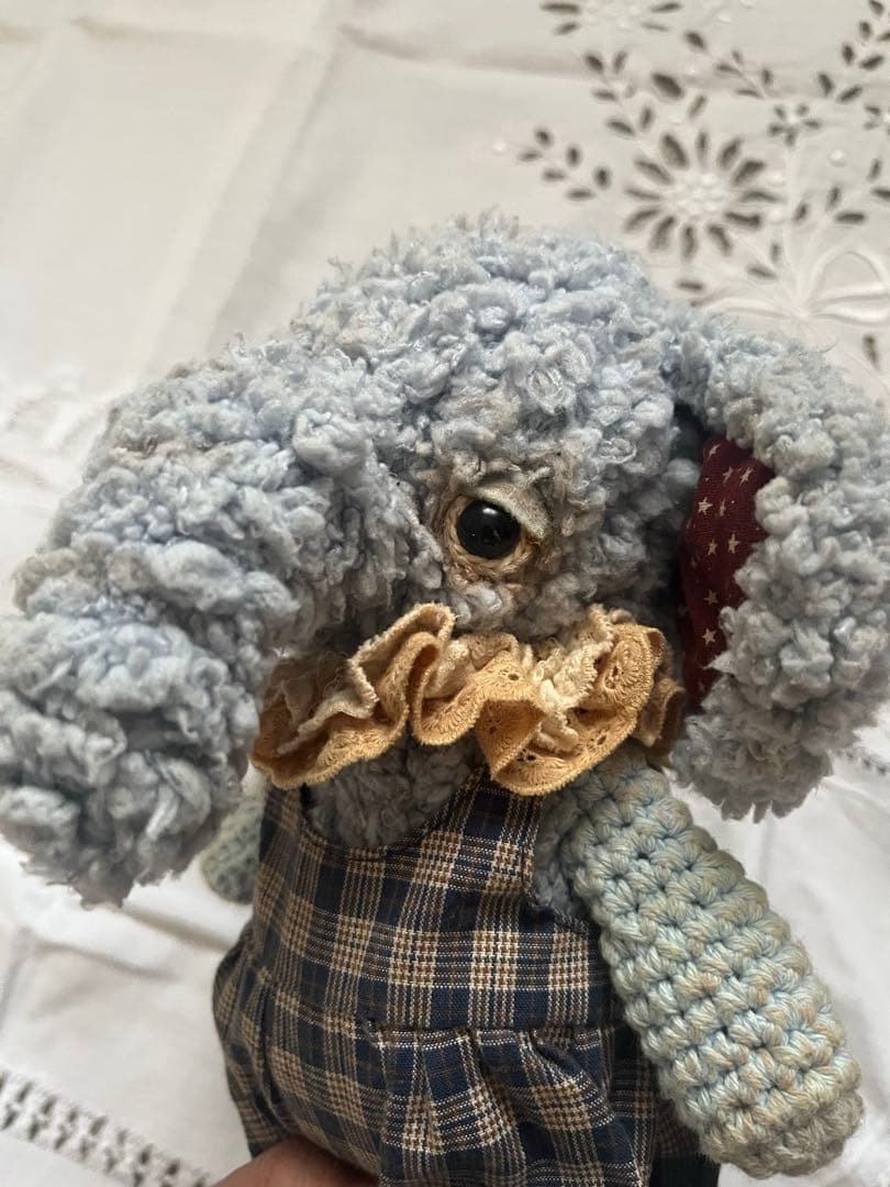 国内作家様 ゾウ ぬいぐるみ 編みぐるみ
