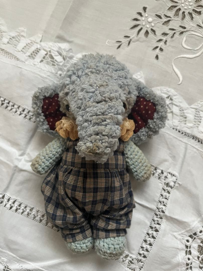 国内作家様 ゾウ ぬいぐるみ 編みぐるみ