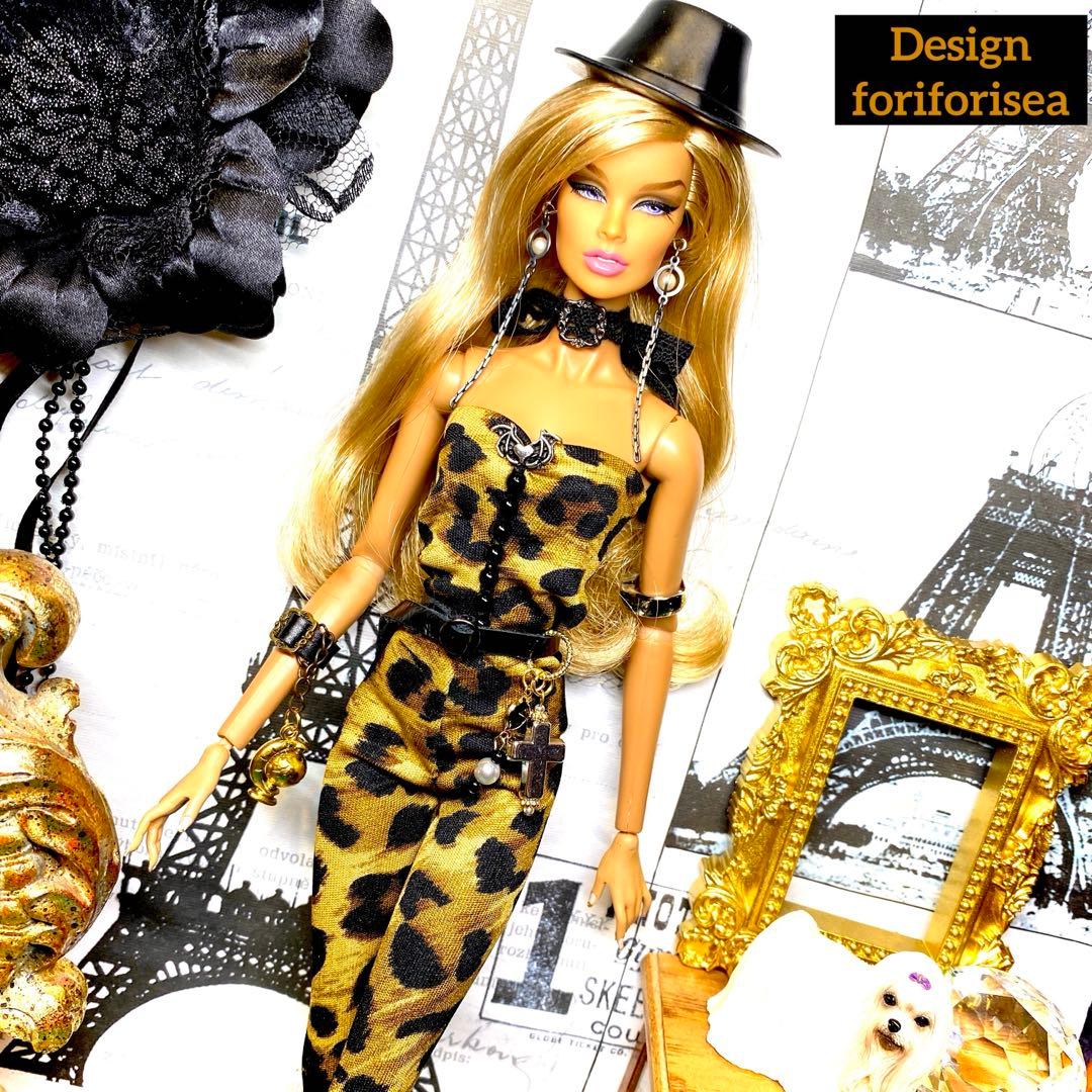 COOL leopard✖︎BLACK all-in-one★★アクセ★★