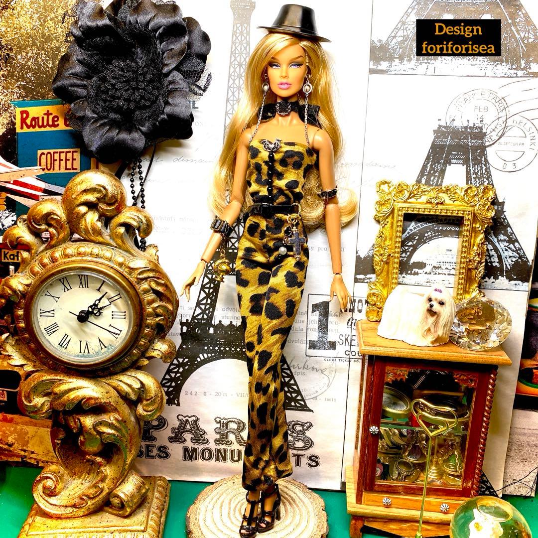 COOL leopard✖︎BLACK all-in-one★★アクセ★★