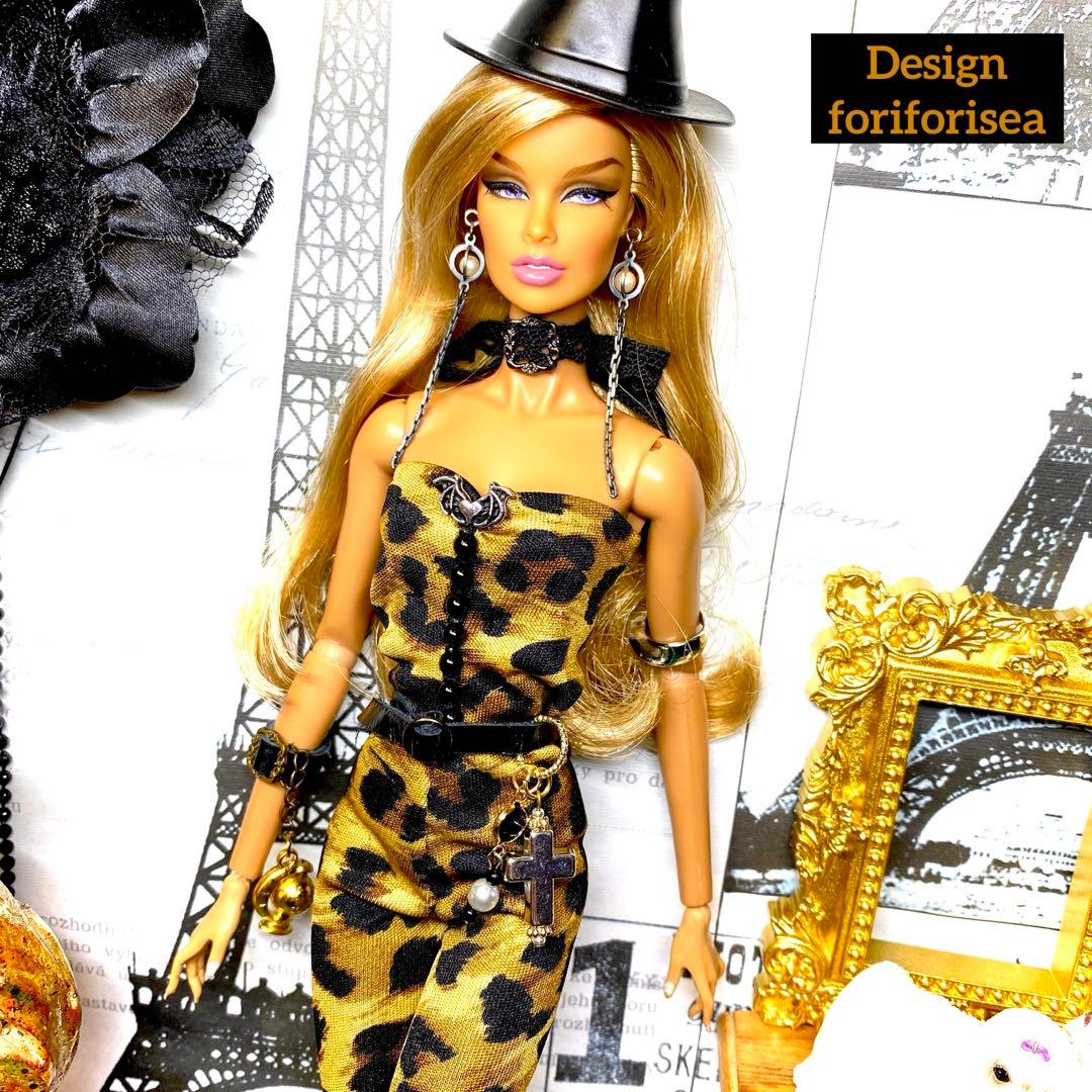 COOL leopard✖︎BLACK all-in-one★★アクセ★★