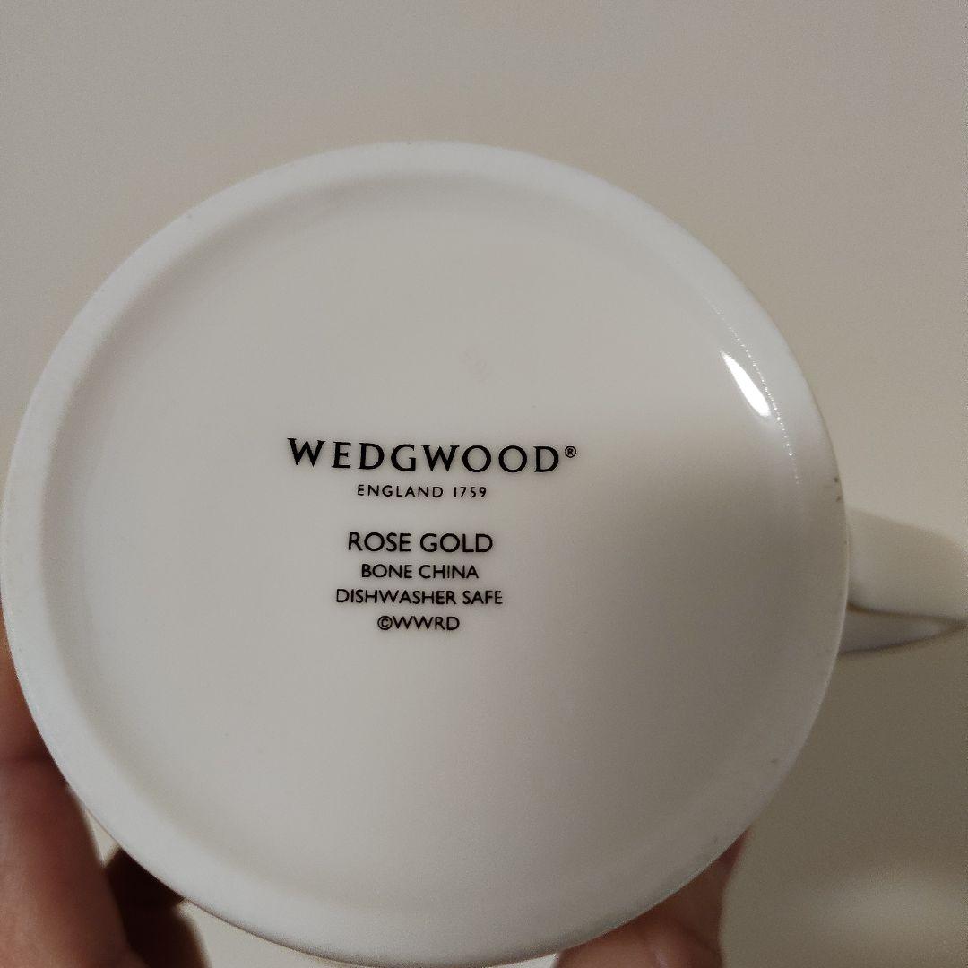 廃盤 未使用  ローズゴールド マグカップ ウェッジウッド 食器