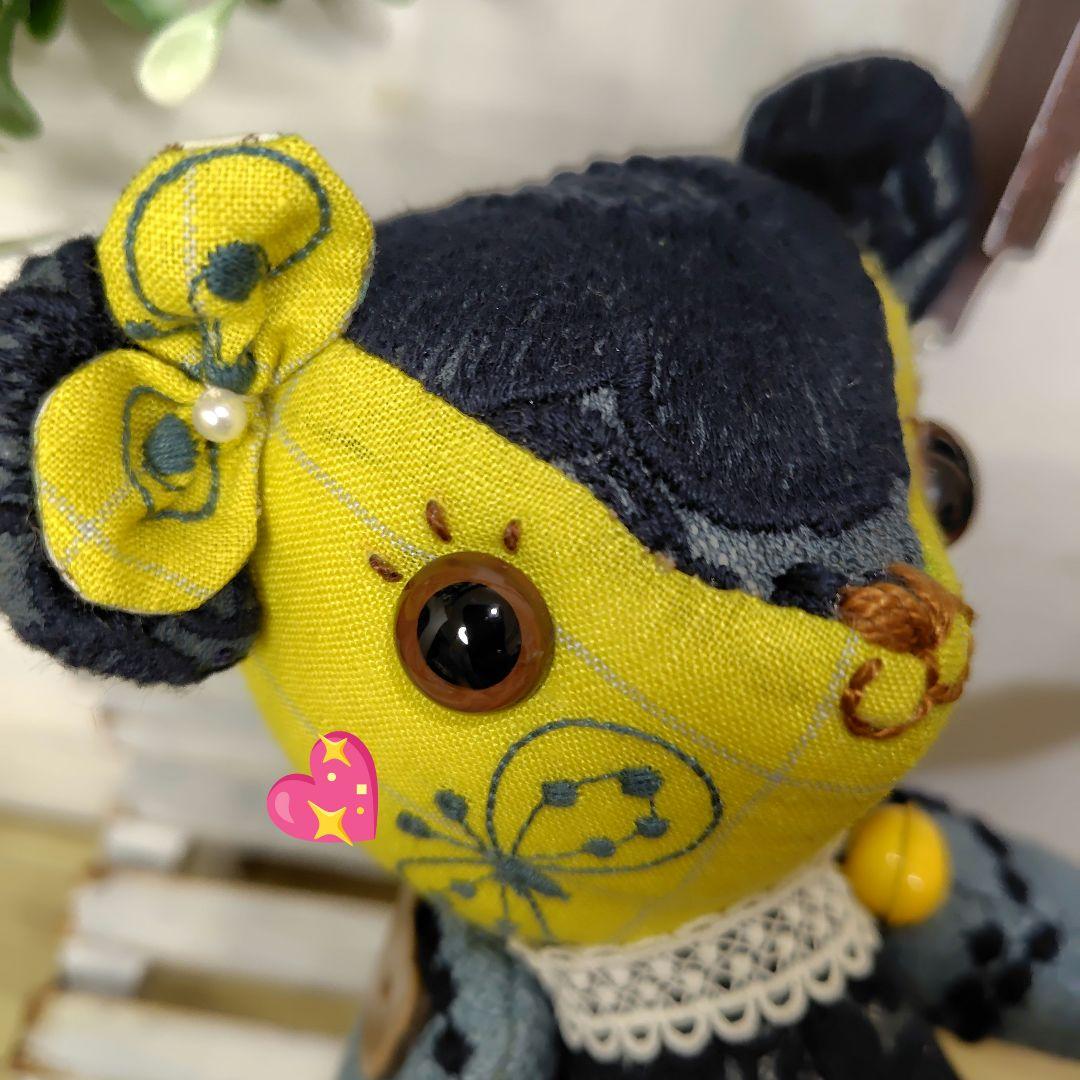 ミナペルホネン＊ハンドメイド＊ぬいぐるみ＊テディベア＊57