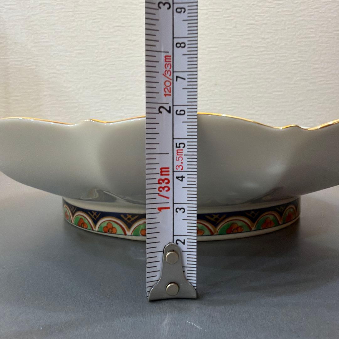 有田焼 丸喜陶苑 大皿1枚 小皿5枚セット 色絵 染錦花鳥 古伊万里 取り皿