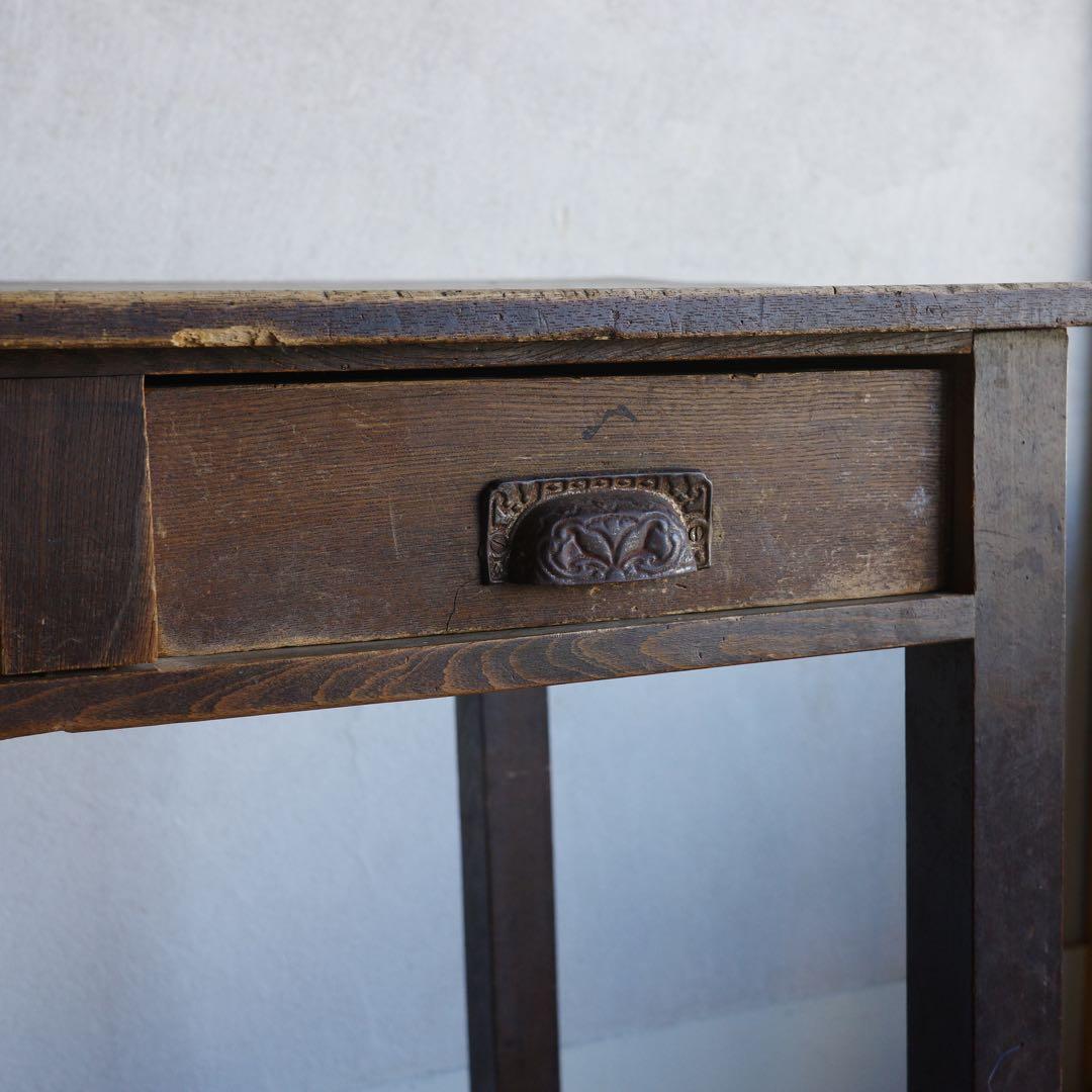 レトロな平机　展示台　作業台　ダイニングテーブル