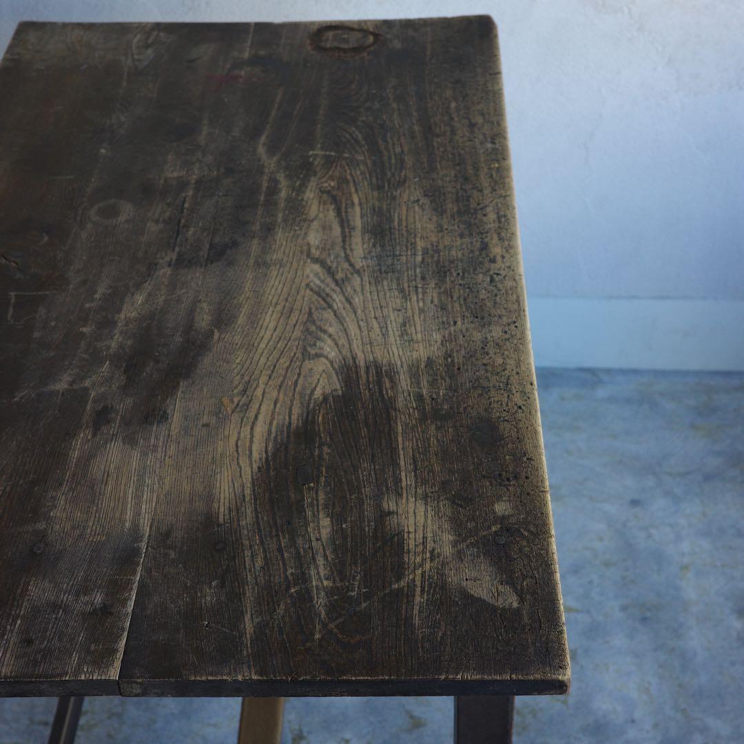 レトロな平机　展示台　作業台　ダイニングテーブル