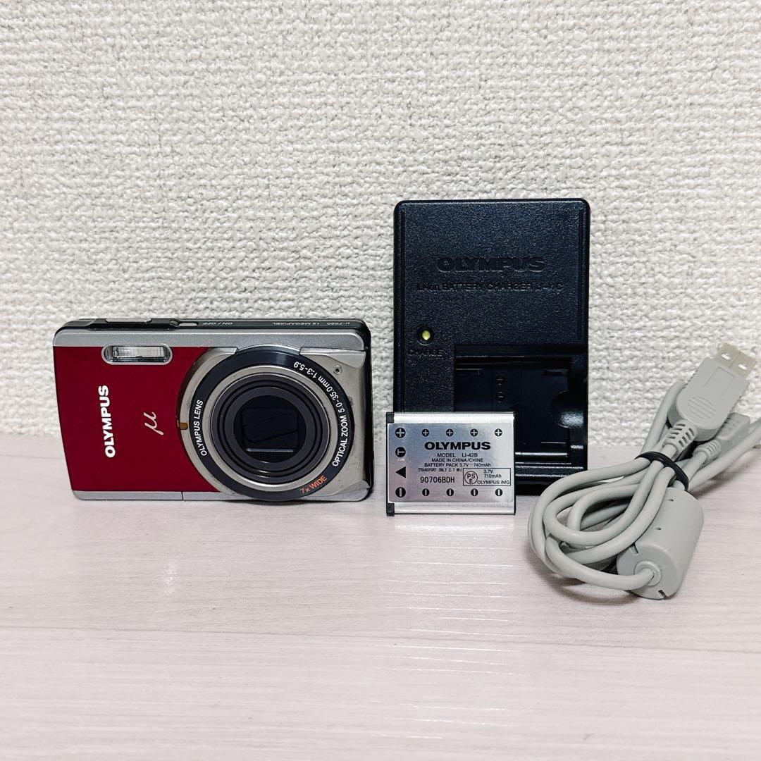 2310【動作品】OLYMPUS μ-7020 光学7倍 オリンパス