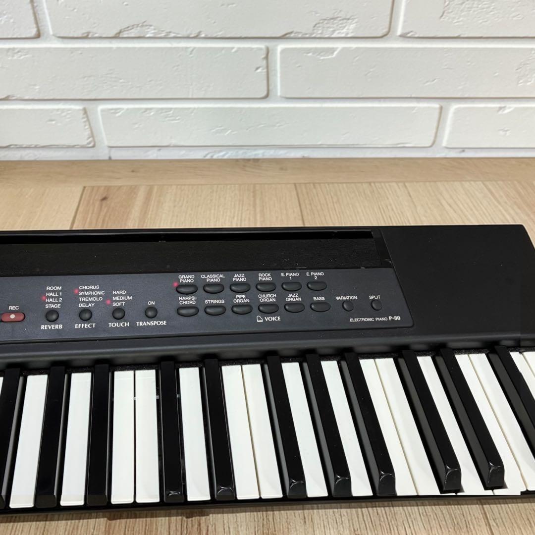 音出し確認済み✨ YAMAHA P-80 電子ピアノ 88鍵 フットペダル付