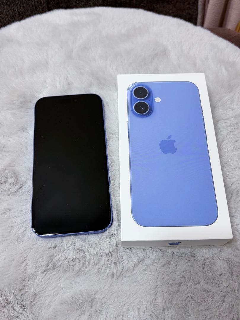 iPhone16 512GB ウルトラマリン　ケース付き