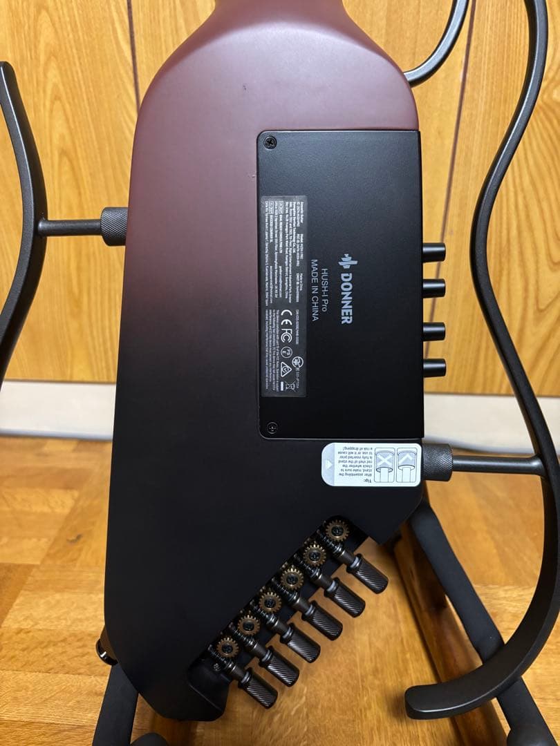Donner HUSH I PRO トラベルギター　Donnerギタースタンド付