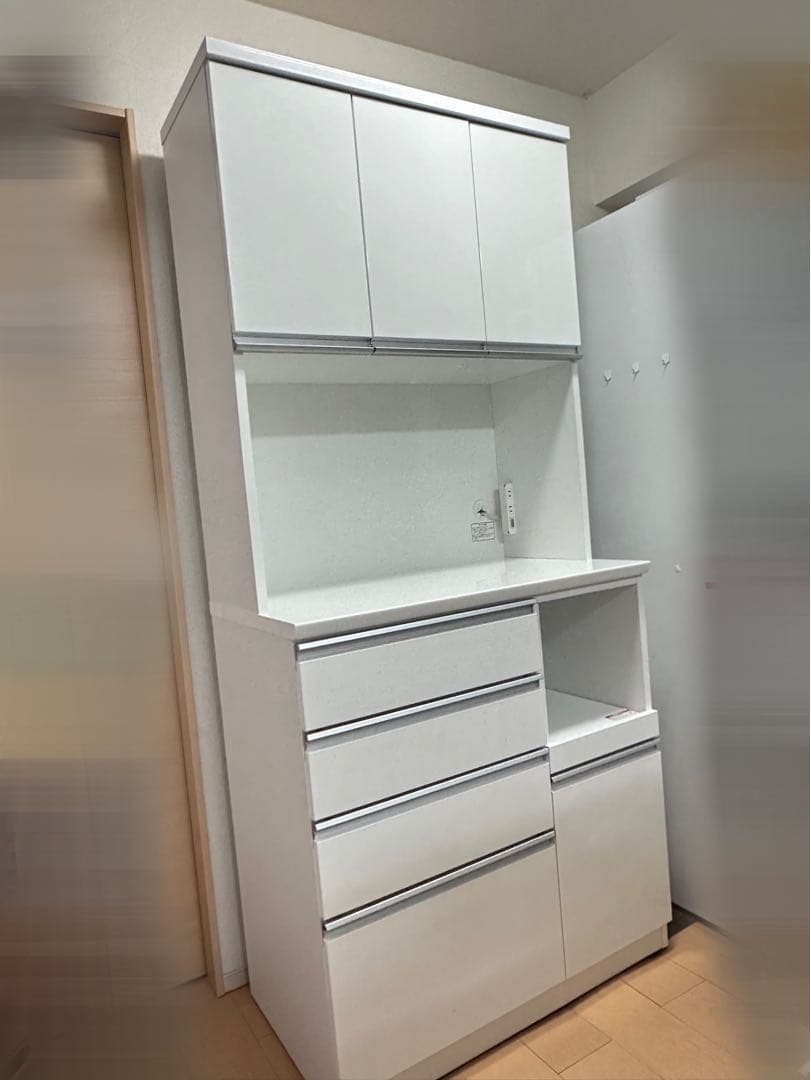 ニトリ食器棚 美品 キッチンボード 90cm 2023年12月製造