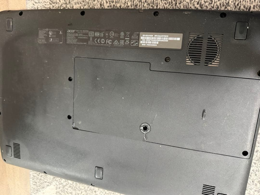 ノートパソコン　ジャンク　NEC acer ASUS 3台