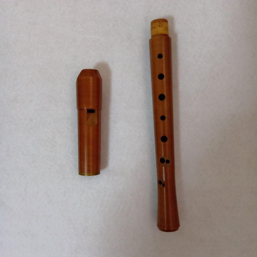 木製ソプラノリコーダー ケース付き