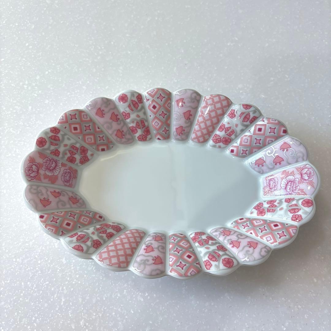 新品　林九郎窯　波佐見焼　古伊万里　人気　ひなまつり　楕円皿　有田焼　人気　G