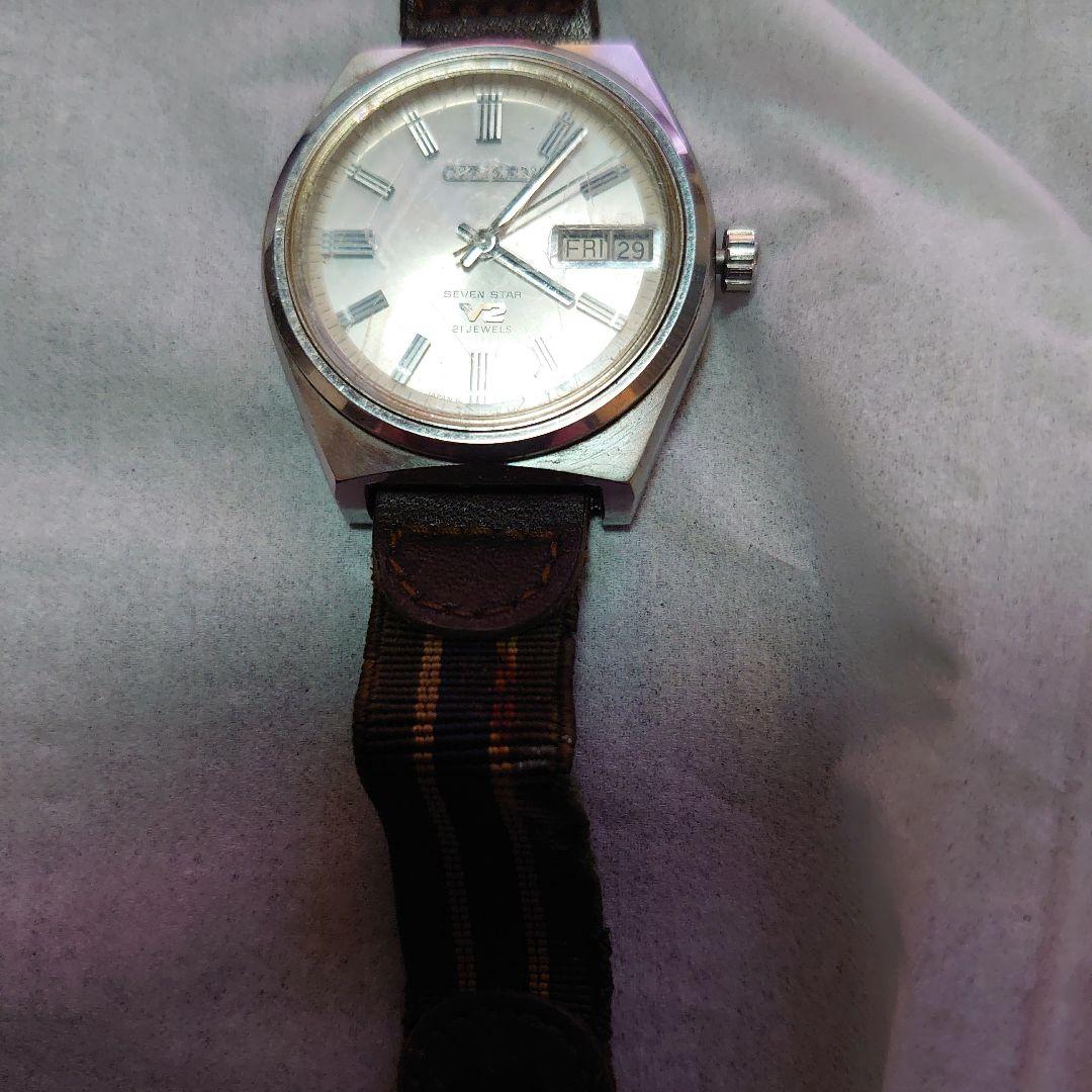 CITIZEN　SEIKO レトロアンティーク腕時計　シリアルナンバーつき