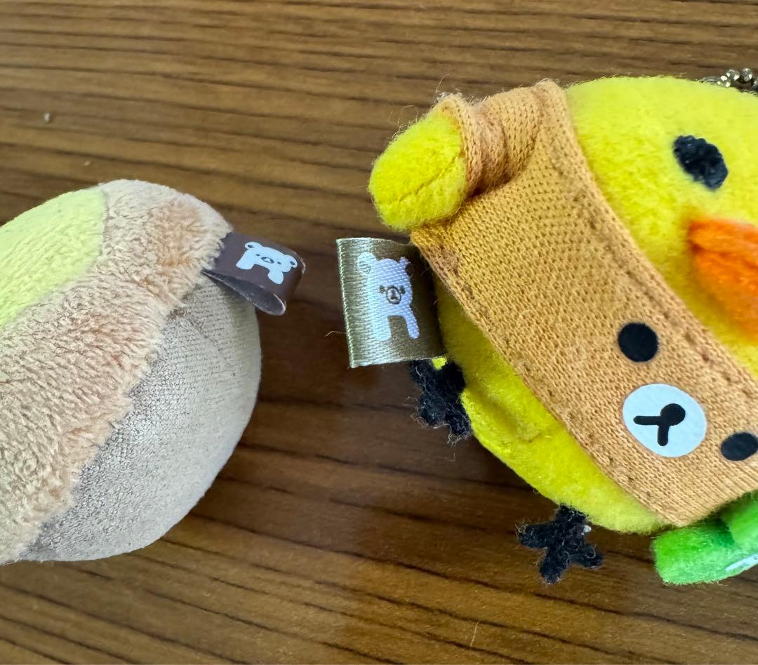 リラックマ　リラ耳クリーナー　ミニミニぬいぐるみクリーナーキイロイトリ