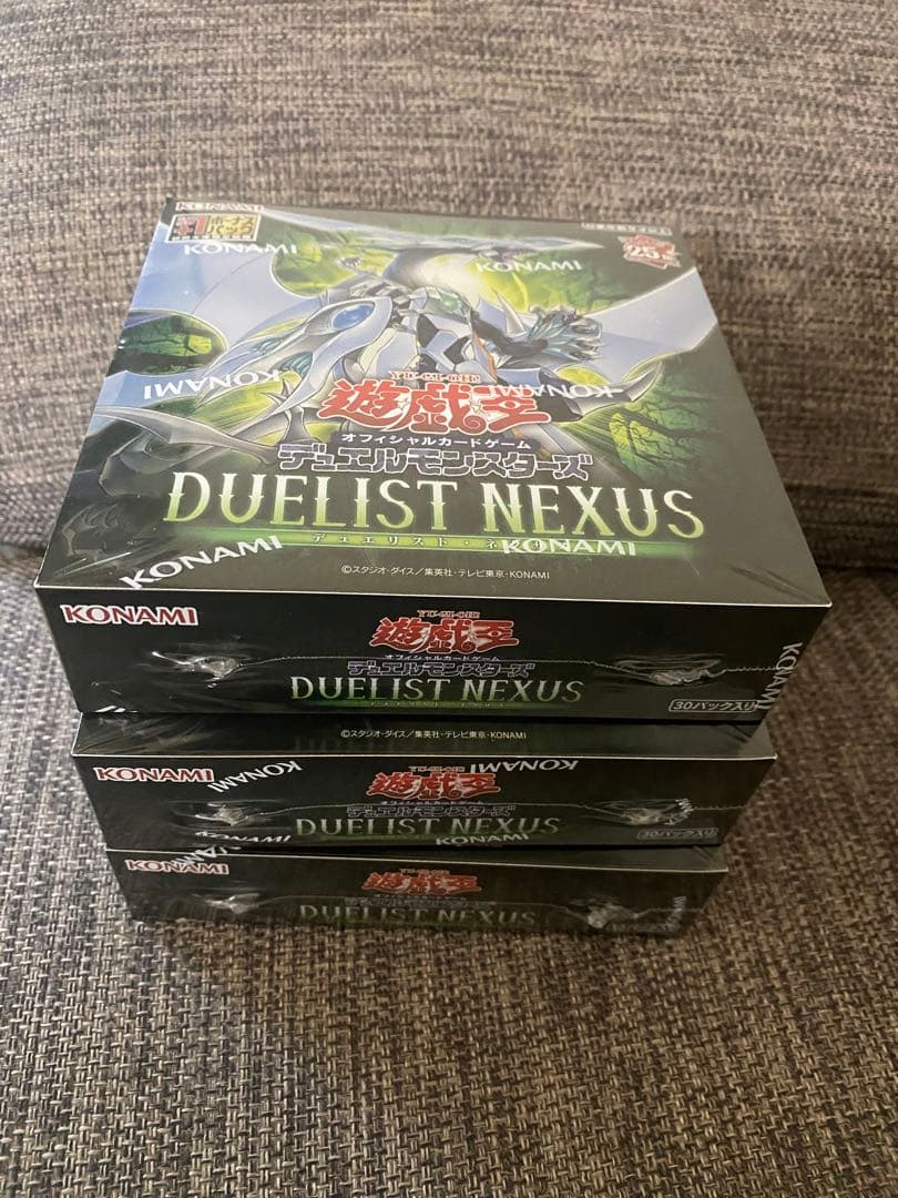 【未開封】遊戯王　DUELIST NEXUS ボーナスパック同梱　3BOX
