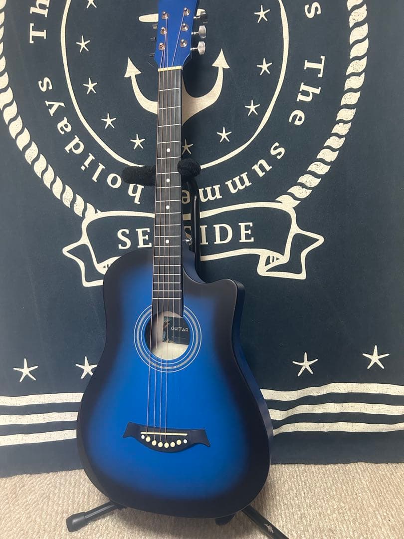 特価‼️新品未使用❣️ブルーburst色　トリプル０size アコースティック‼️