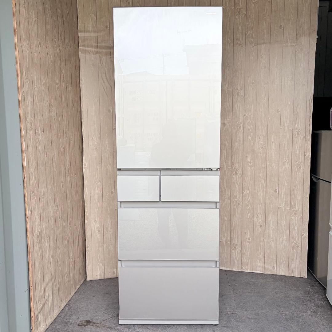 配送設置無料！純正Panasonicシャンパン洗練されたフラットデザイン冷蔵庫！