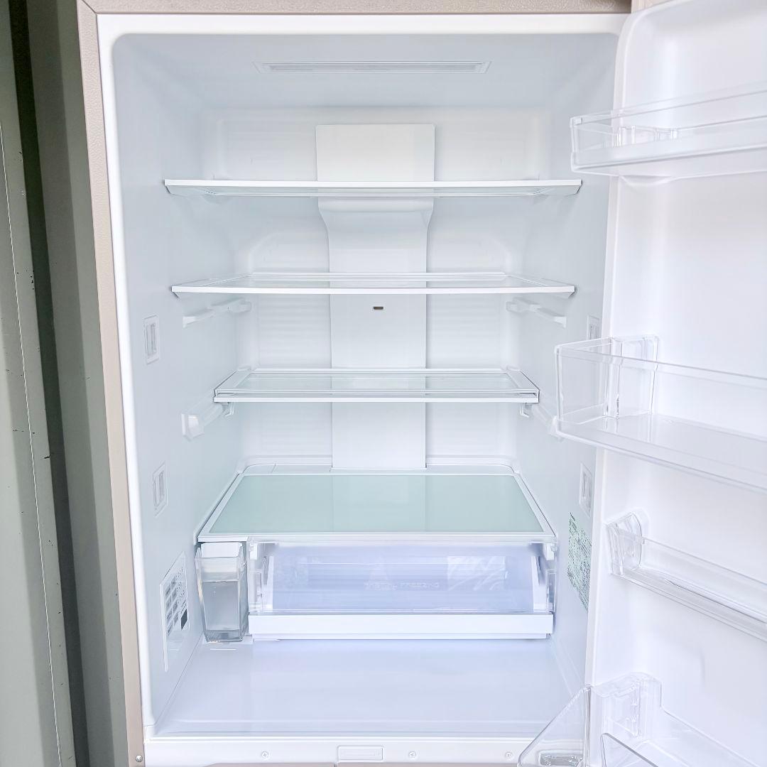 配送設置無料！純正Panasonicシャンパン洗練されたフラットデザイン冷蔵庫！