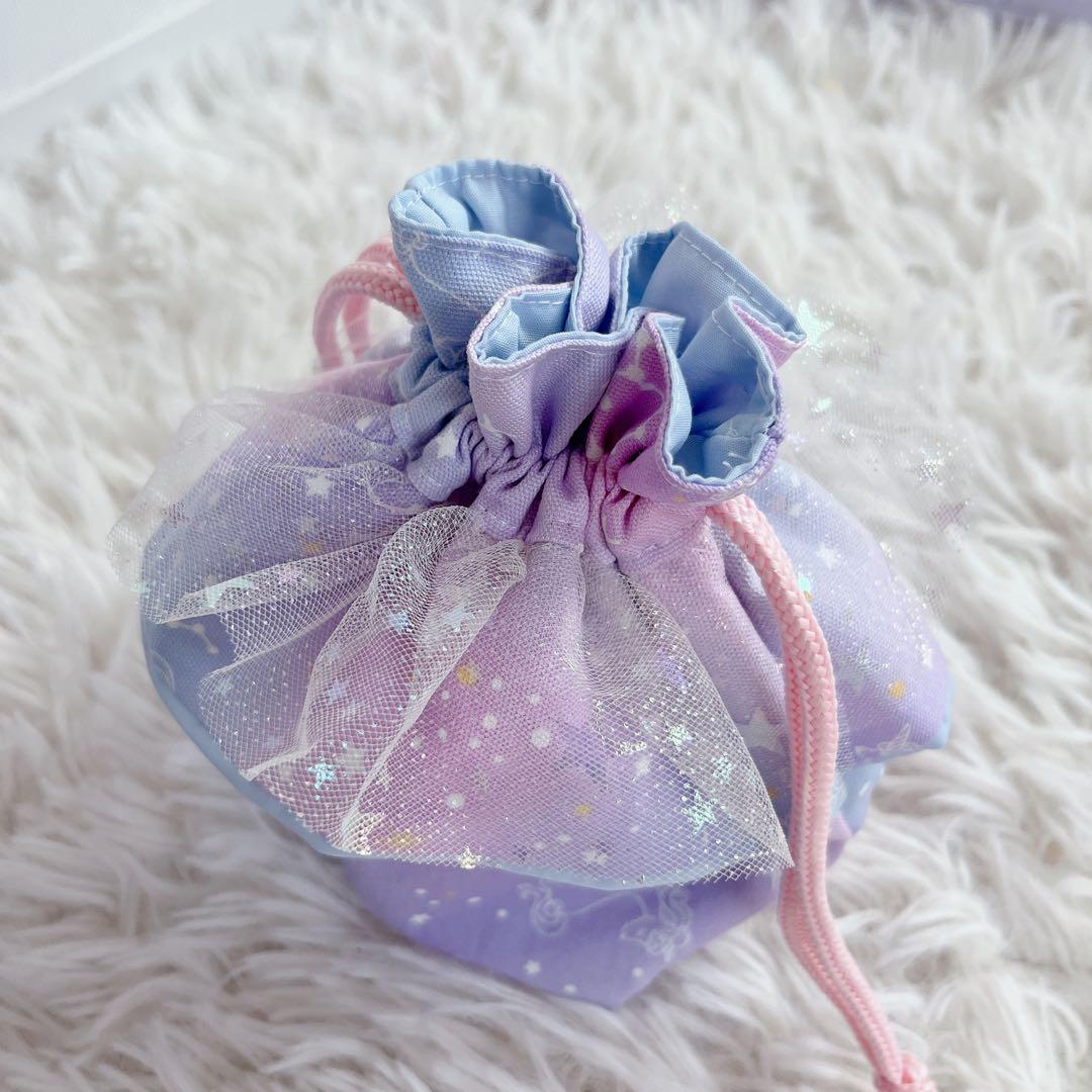 レッスンバック 女の子 入園入学 上履き入れ 体操服入れ ゆめかわ ハート柄