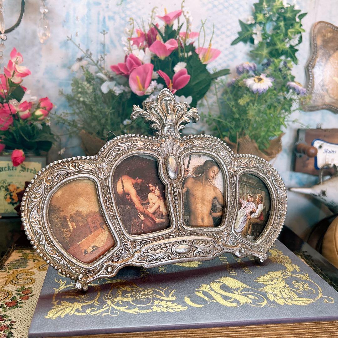 洋書型アクセサリーボックス フォトフレーム(フランス語辞書の古本付)