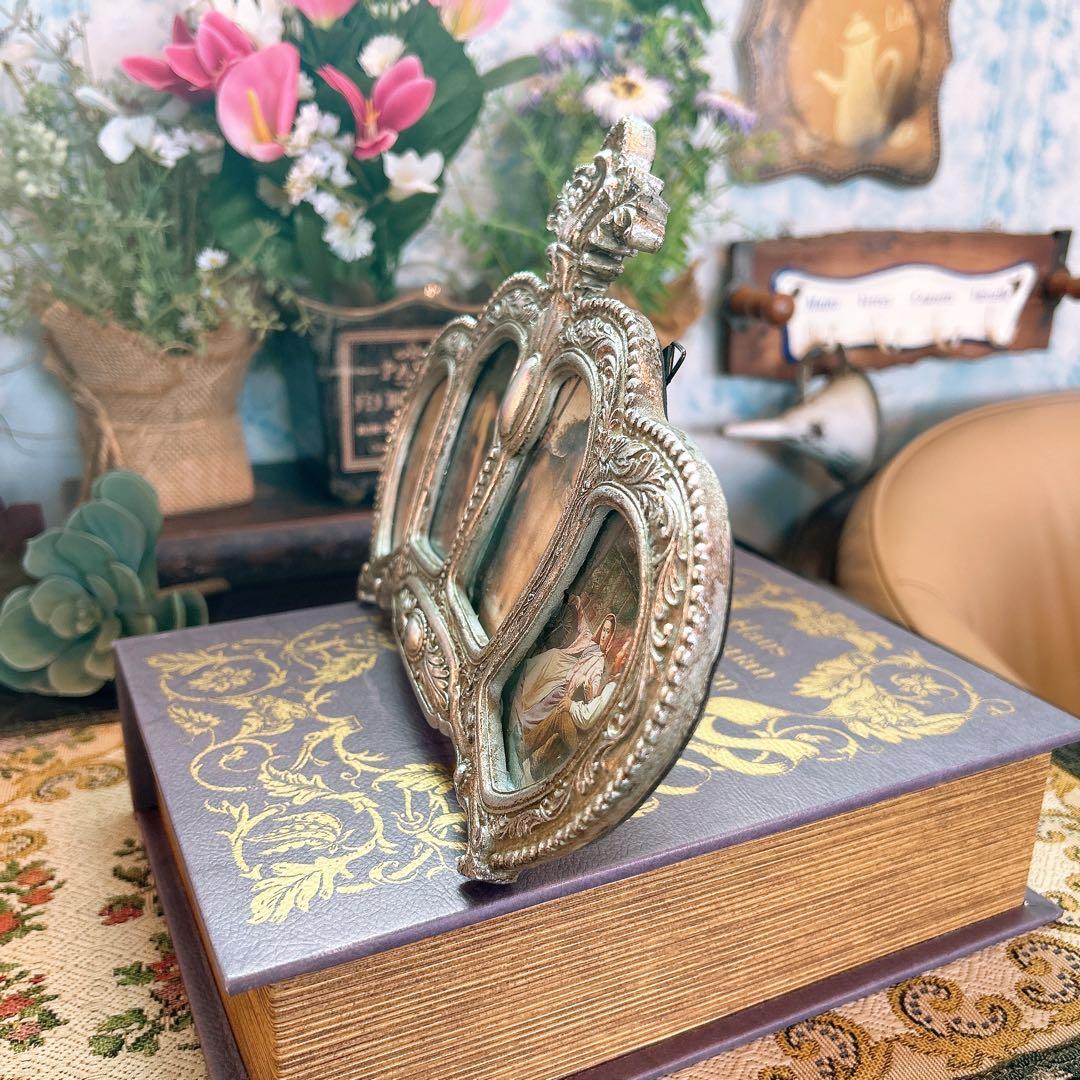 洋書型アクセサリーボックス フォトフレーム(フランス語辞書の古本付)