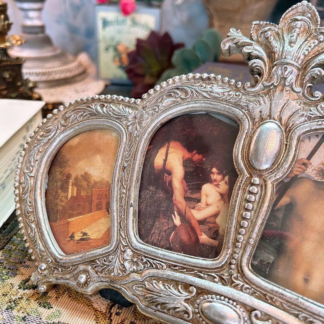 洋書型アクセサリーボックス フォトフレーム(フランス語辞書の古本付)