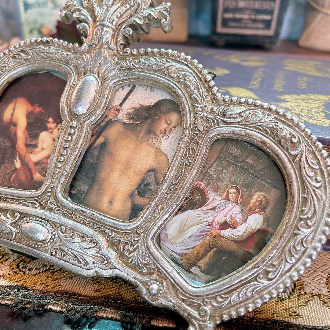 洋書型アクセサリーボックス フォトフレーム(フランス語辞書の古本付)