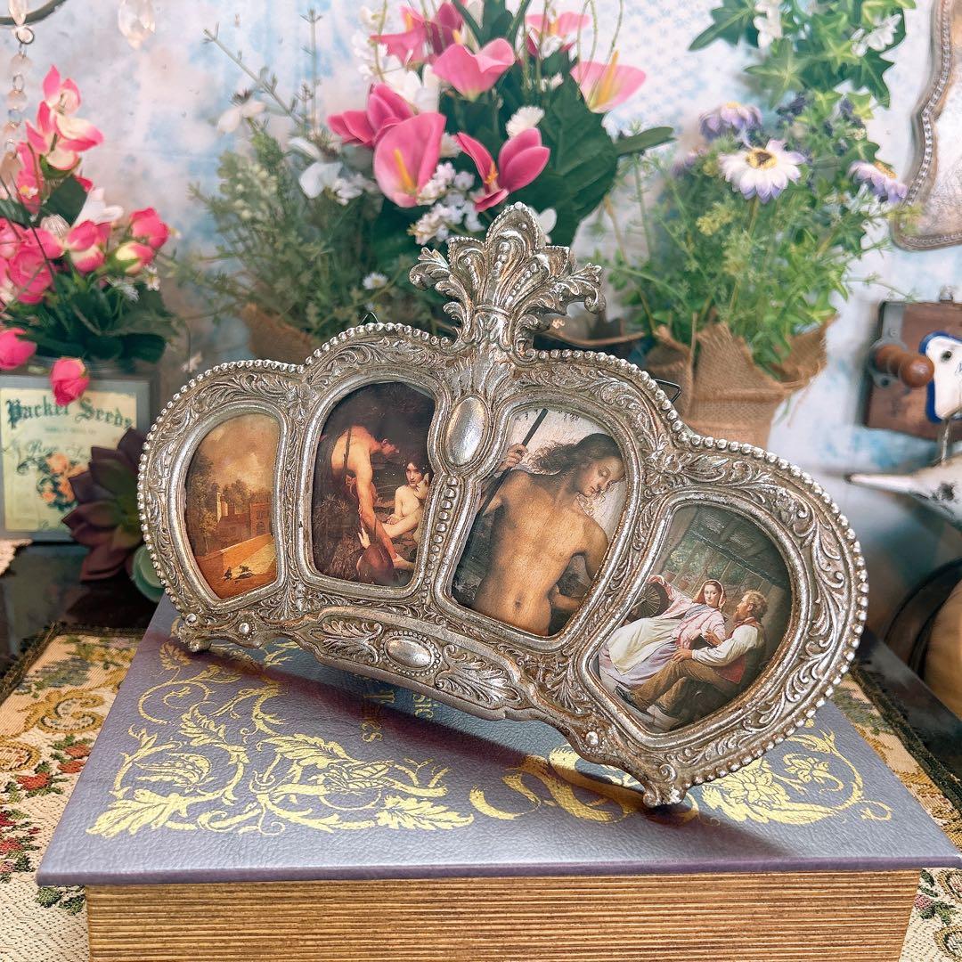 洋書型アクセサリーボックス フォトフレーム(フランス語辞書の古本付)