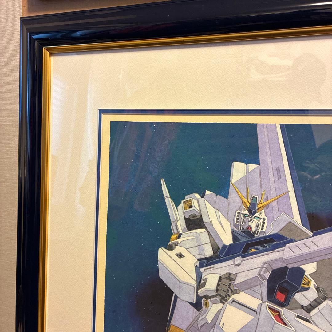 機動戦士ガンダム 逆襲のシャア アムロ・レイ大尉& RX-93 νガンダム 版画