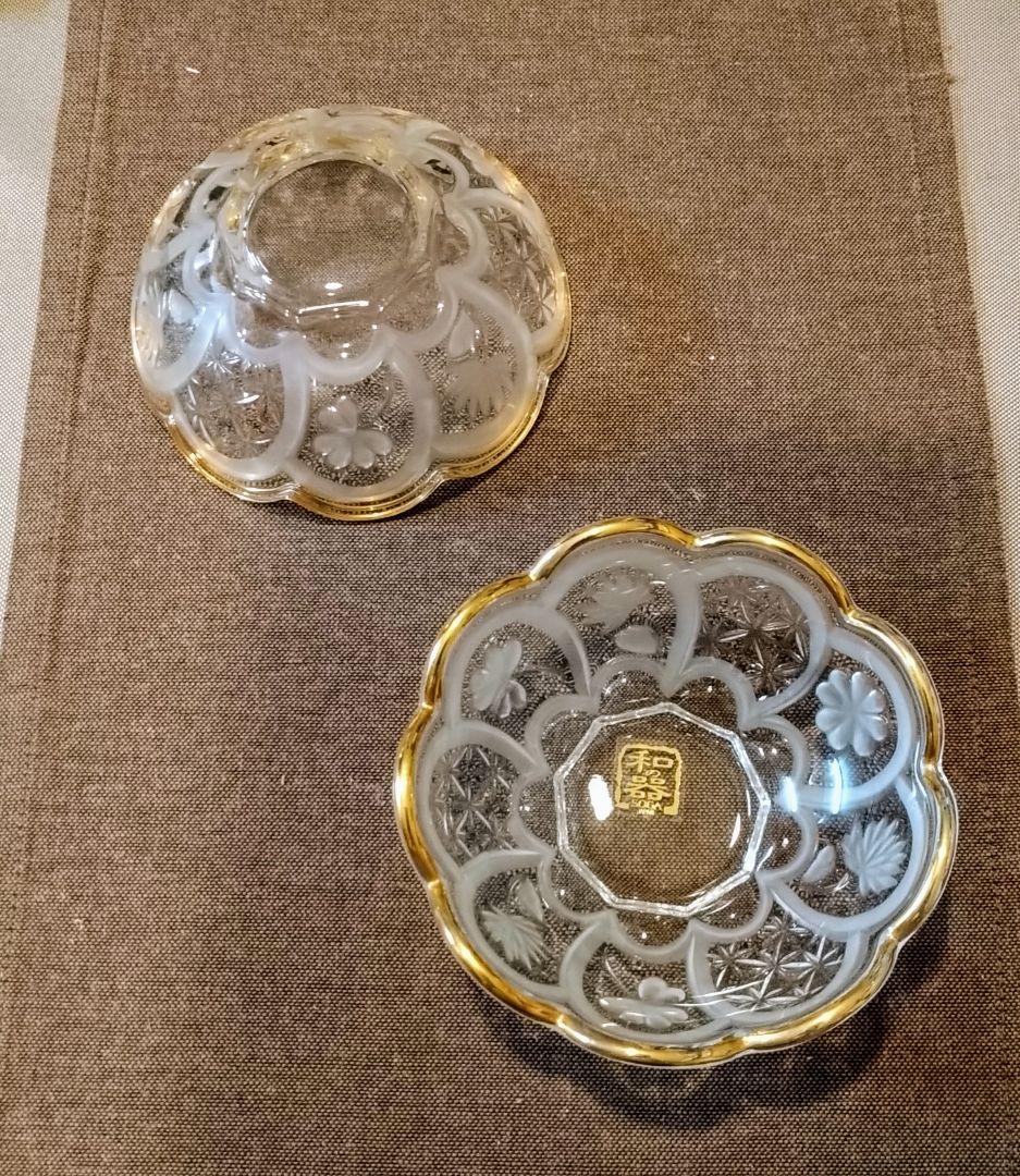 未使用 晩酌セットi30(曽我ガラス 庫山) 2名分