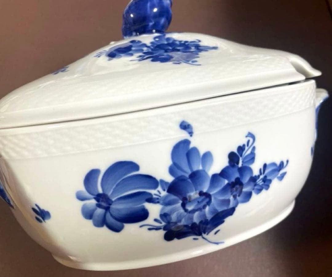 ロイヤルコペンハーゲンブルーフラワープレインスープチューリン大鍋大皿30.5cm