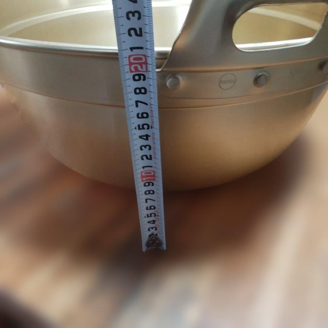 業務用段付鍋 51cm アルミ製ゴールド鍋