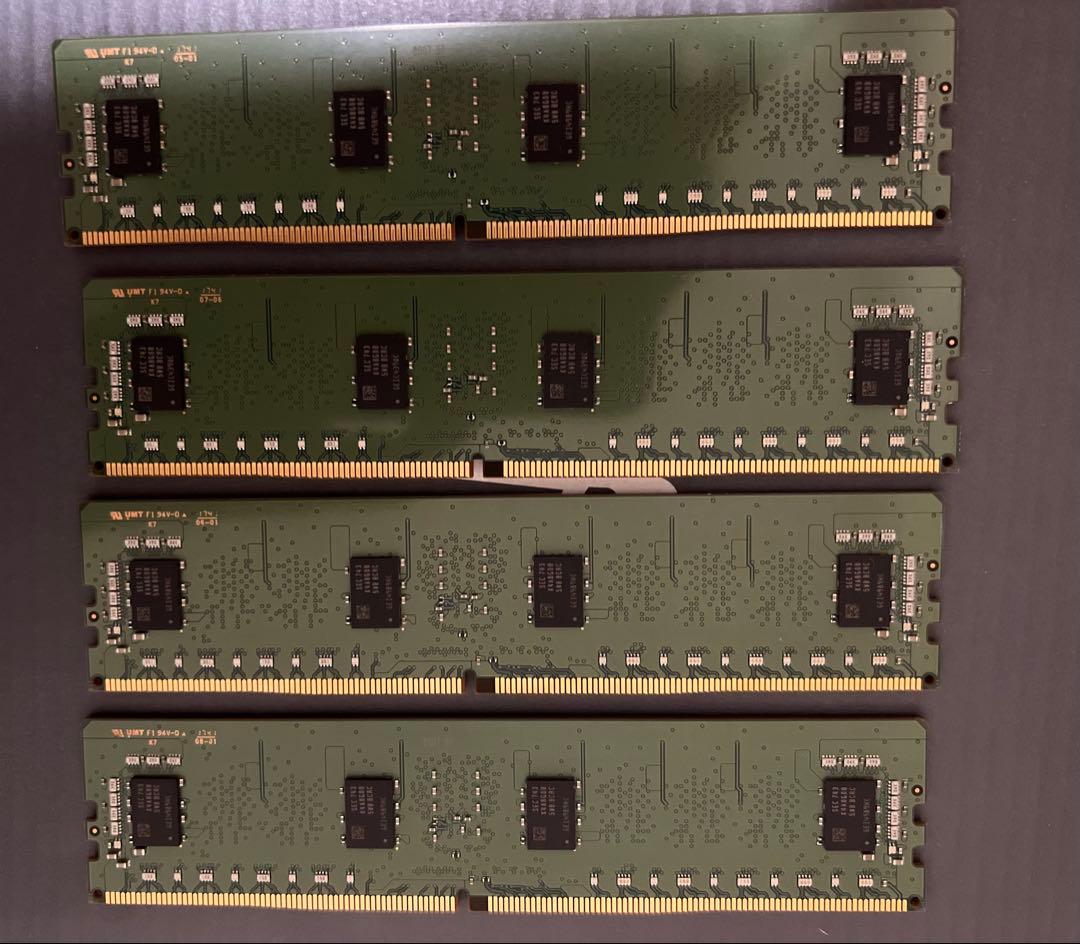 32GB Samsung 8GB DDR4x4 ワークステーション,サーバメモリ