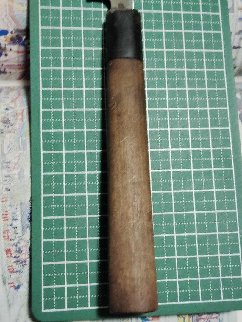 登録正本柳刃包丁木製ハンドル約刃渡り２２ｃｍ程度