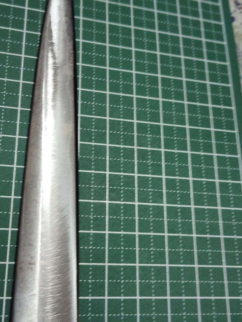 登録正本柳刃包丁木製ハンドル約刃渡り２２ｃｍ程度