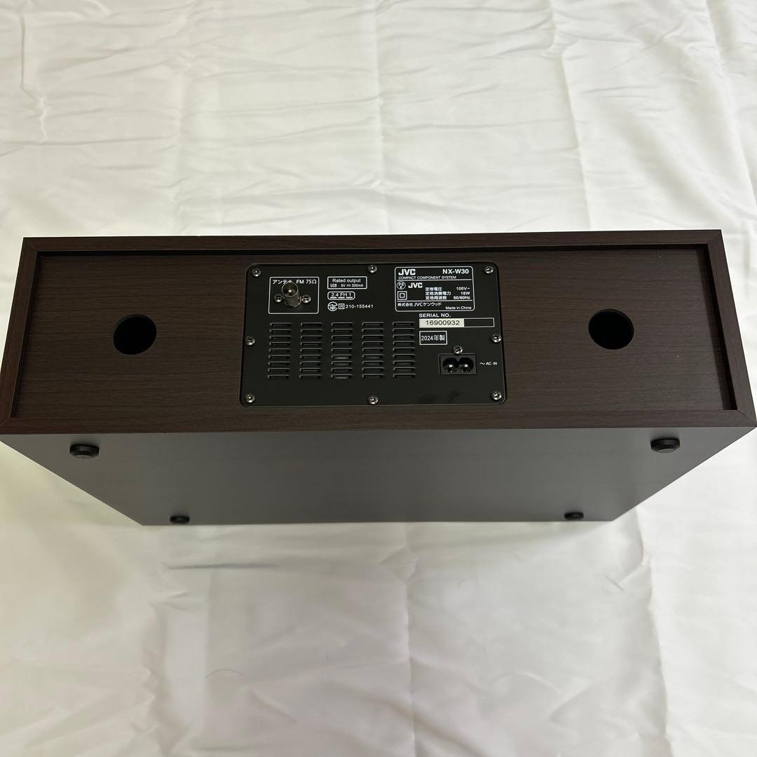 木目調 JVC NX-W30 ミニコンポ 美品 2024製